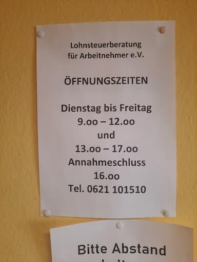 Lohnsteuer Beratung für Arbeitnehmer-Lohnsteuerhilfe- verein- — Kundenfoto