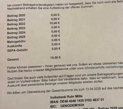 Lohnsteuerhilfe für Arbeitnehmer e.V. - Lohnsteuerhilfeverein - Sitz Gladbeck — Kundenfoto