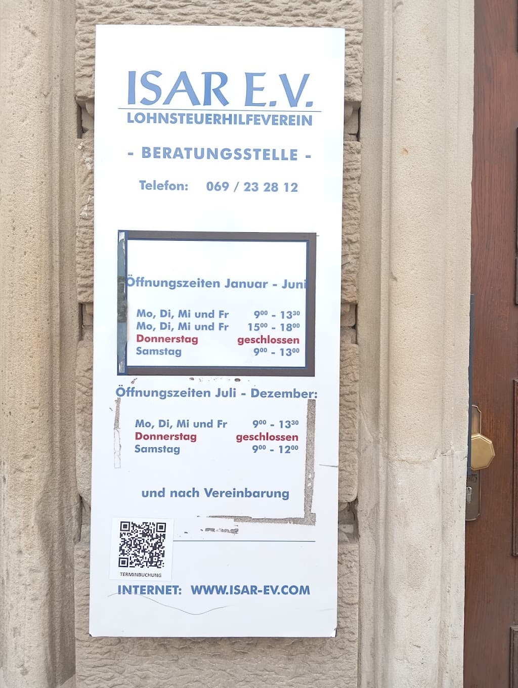 ISAR E.V. Lohnsteuerhilfeverein