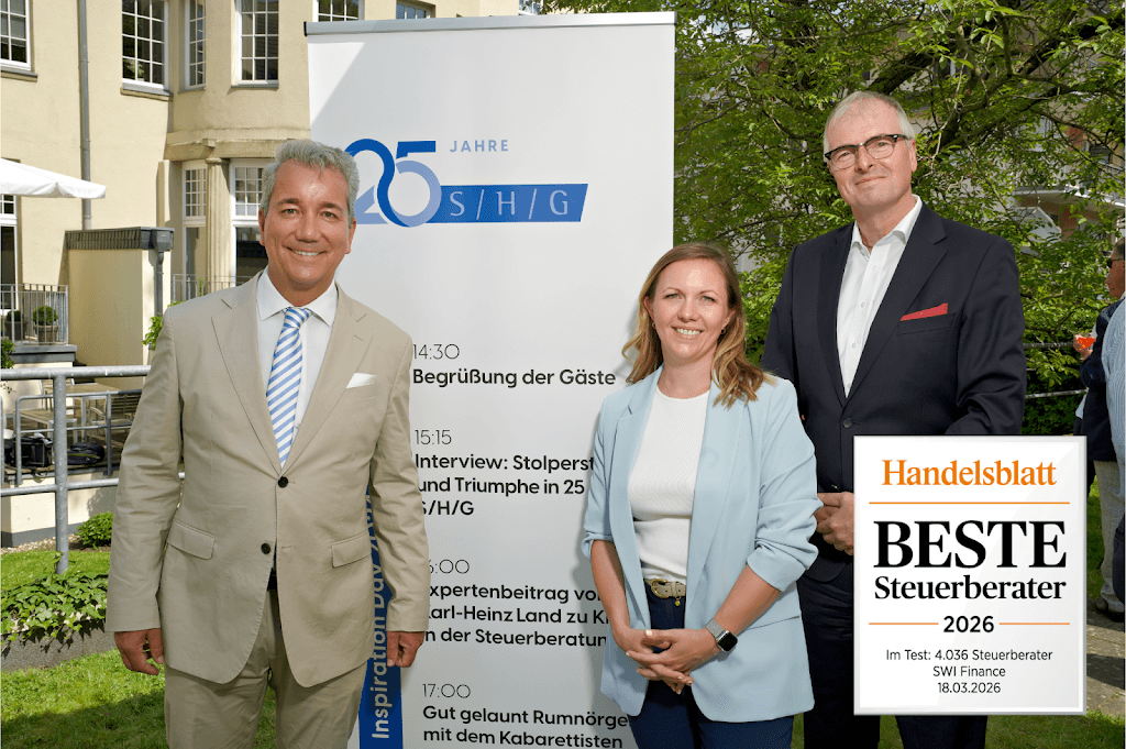 S/H/G Steuerberater Rechtsanwälte Wirtschaftsprüfer Partnerschaftsgesellschaft mbB